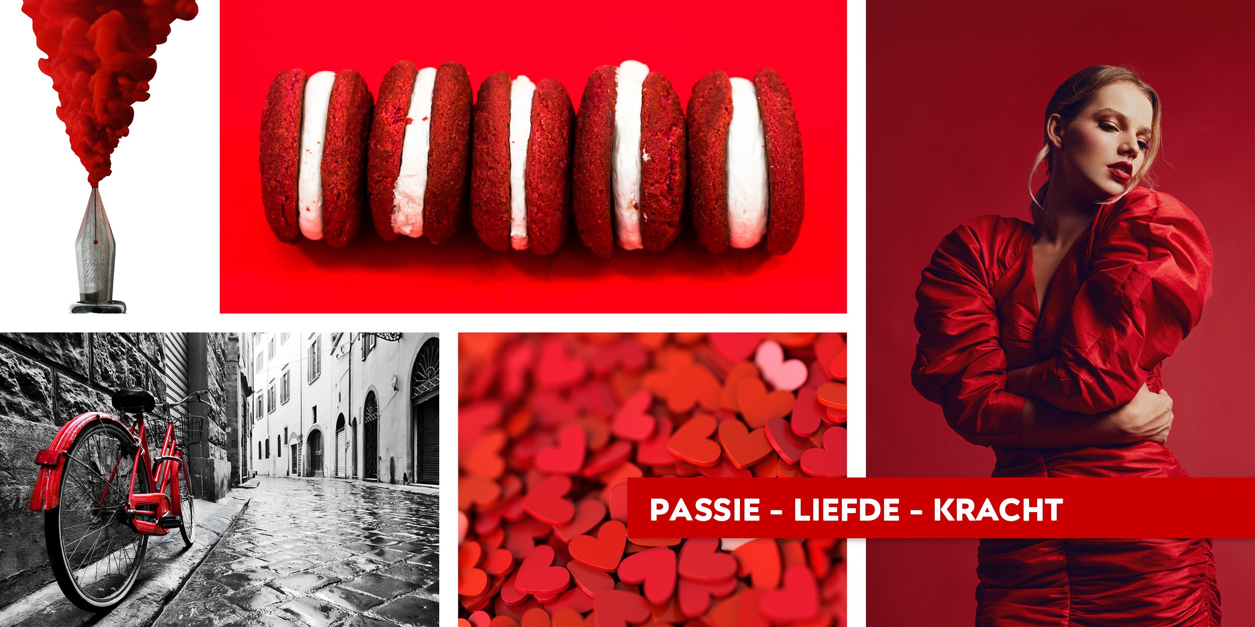 Rood = Passie - Liefde - Kracht