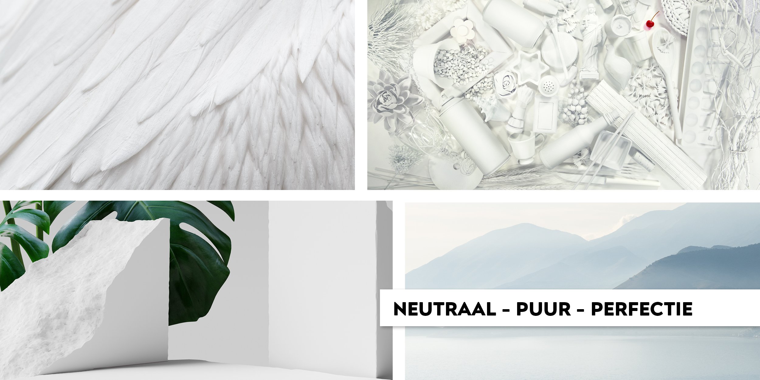 Wit = Neutraal - Puur - Perfectie