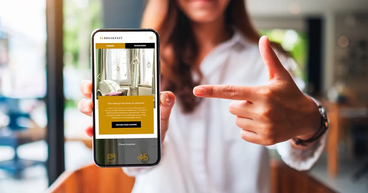 Uitstraling website