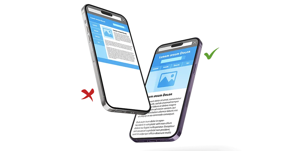 Mobile friendly website